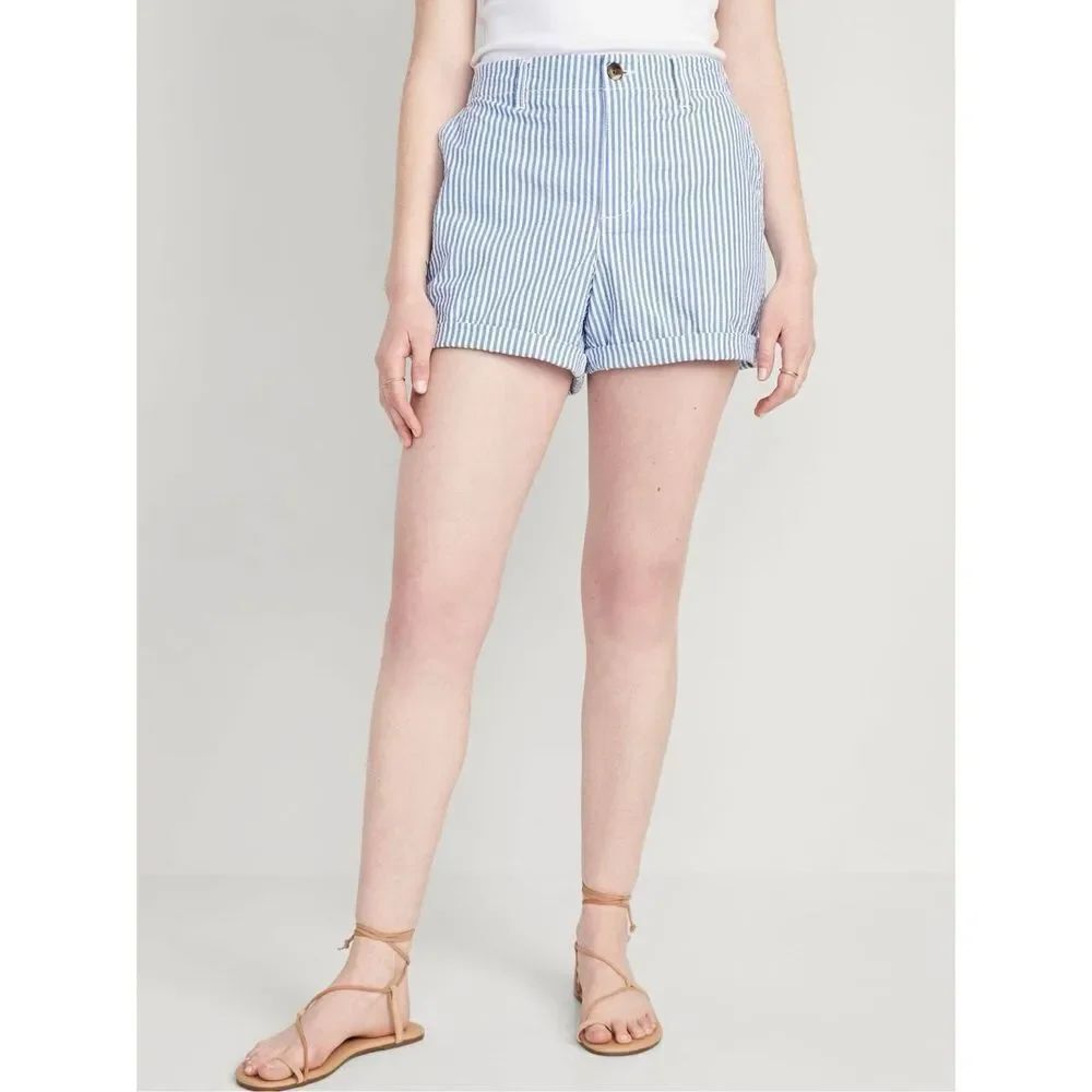 ✨LOGG H&M SeerSucker Bermuda Striped Shorts✨